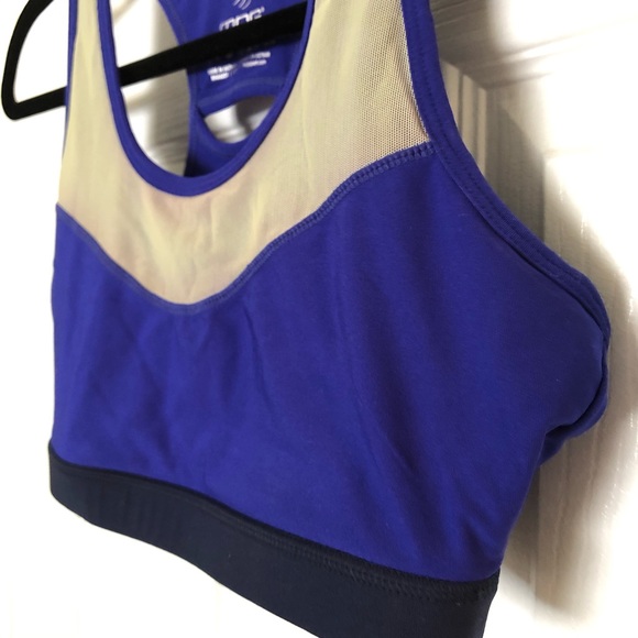 MPG Sports Bra - Blue - Size Medium - Picture 2 of 6